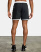 RVCA Yogger Hybrid Mens Elastic Waist Athletic Shorts image number 3