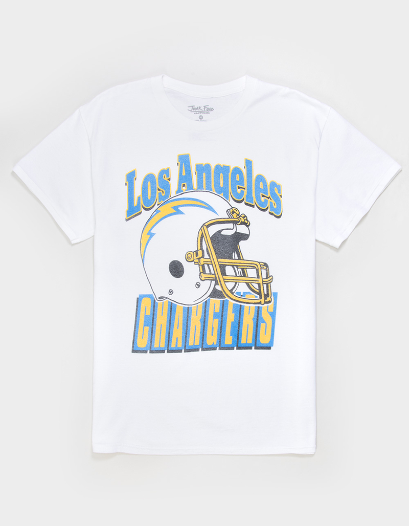 JUNK FOOD Los Angeles Chargers Helmet Mens Tee image number 0