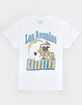 JUNK FOOD Los Angeles Chargers Helmet Mens Tee image number 1