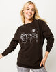 FULL TILT Dancing Skeleton Womens Sweatshirt image number 2