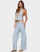 EDIKTED Macey Striped Pants image number 4