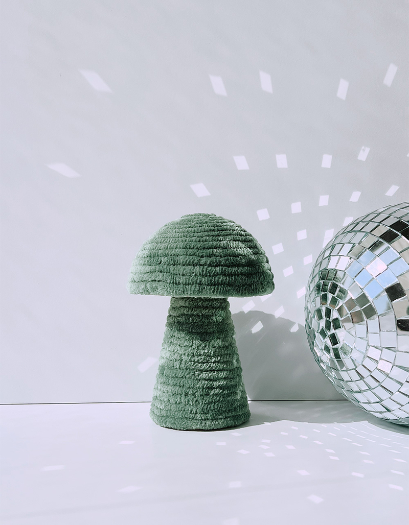 GOLDEN HOUR Velvet Mushroom Jewelry Holder image number 0