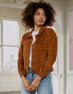 RSQ Camel Womens Corduroy Jacket image number 2