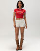 RSQ Womens Madrid Baby Tee image number 4