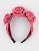 FULL TILT Oversized Floral Headband image number 1