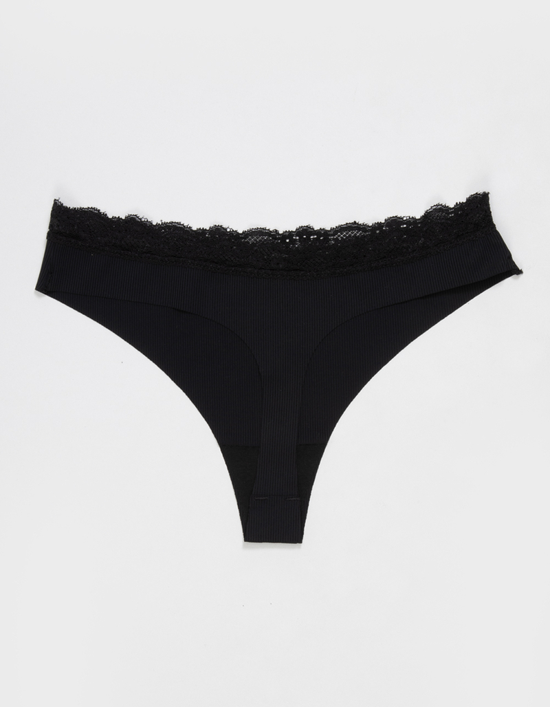 FULL TILT Lasercut Lace Waist Thong image number 1