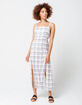 VOLCOM Plaid Taste Dress image number 4