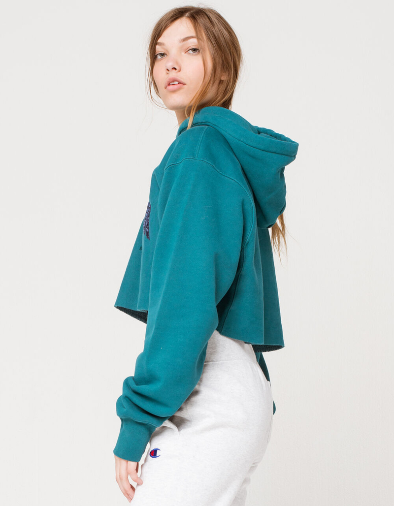 CHAMPION Vintage Womens Crop Hoodie image number 1