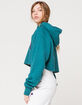 CHAMPION Vintage Womens Crop Hoodie image number 2