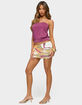 EDIKTED Kamryn Abstract Sequin Mini Skirt image number 5