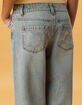 RSQ Girls Low Rise Heart Pocket Wide Leg Jeans image number 1