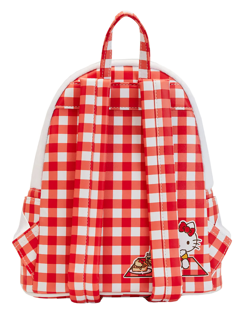 LOUNGEFLY Hello Kitty Gingham Mini Backpack image number 2