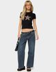 EDIKTED Petite Ace Relaxed Jeans image number 4