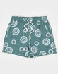 RSQ Mens Dandelion 5" Swim Shorts image number 1