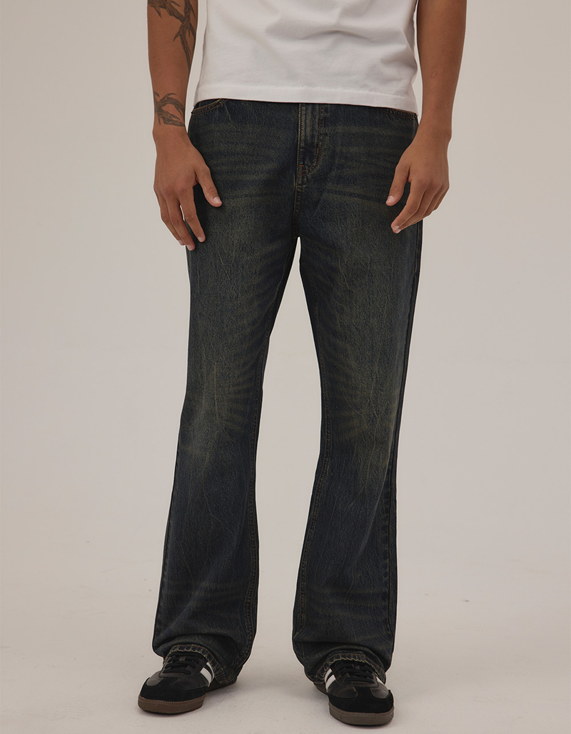 RSQ Mens Relaxed Bootcut Jeans image number 1