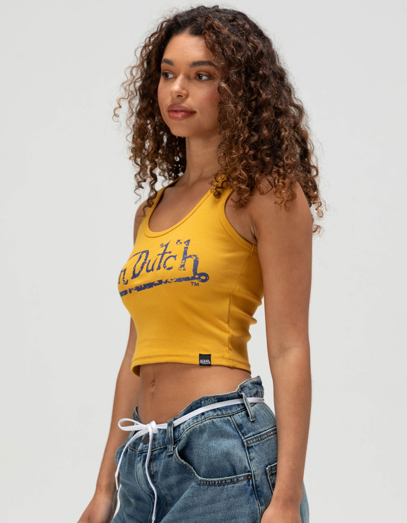 VON DUTCH Distressed Womens Tank Top image number 2