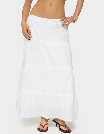 EDIKTED Petite Charlotte Tiered Maxi Skirt Primary Image