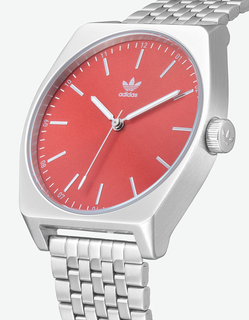 ADIDAS PROCESS_M1 Silver & Raw Amber Watch image number 1