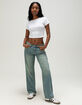 RSQ Womens Low Rise Loose Straight Jeans image number 5