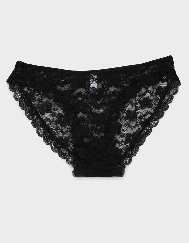 FULL TILT Allover Lace Bikini Panties image number 1