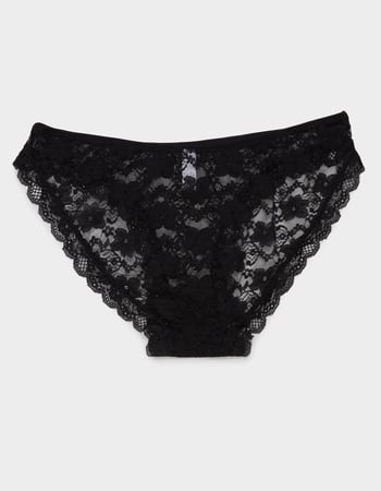 FULL TILT Allover Lace Bikini Panties Alternative Image