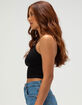 FULL TILT Scoop Neck Rib Seamless Womens Cami image number 3
