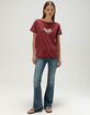 ROXY Rhinestone Womens Boyfriend Tee image number 2