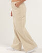 RSQ Wide Leg Womens Corduroy Carpenter Pants image number 7