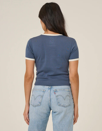 SALTY CREW Fishing Club Womens Ringer Tee Alternative Image