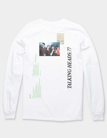 TALKING HEADS Track List Unisex Long Sleeve Tee Alternative Image