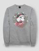 DISNEY Minnie Wreath Unisex Holiday Sweatshirt image number 1