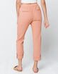 ROXY On The Seashore Womens Peach Linen Pants image number 4