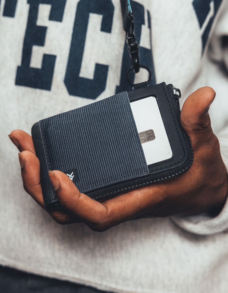THREAD Black Zipper Wallet image number 4