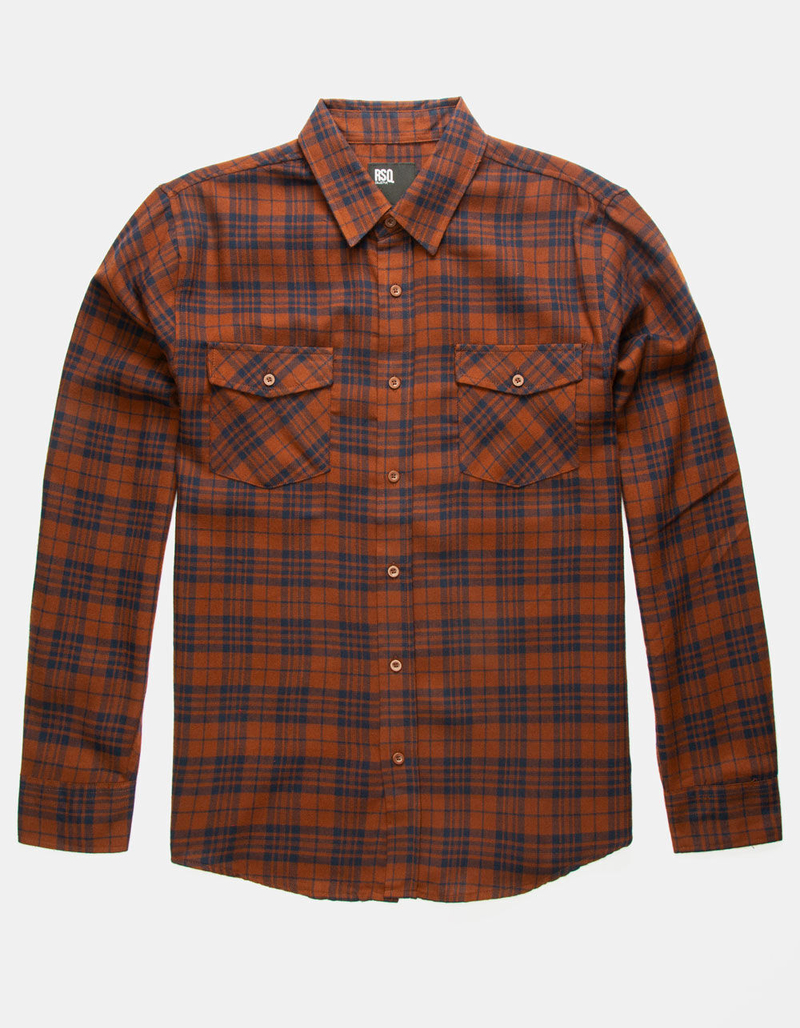 RSQ Rusty Bucket Flannel Mens Shirt image number 1