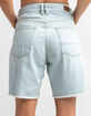 QUIKSILVER Womens Bermuda Cut Off Shorts image number 3