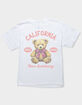 CALIFORNIA Free Bear Hugs Unisex Kids Tee image number 1