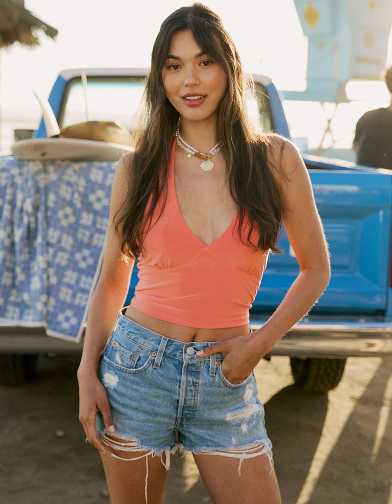 LEVI'S 501 High Rise Womens Denim Shorts - Oxnard Athens image number 5