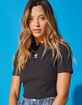 ADIDAS Adicolor Essentials Womens Rib Cropped Tee image number 1