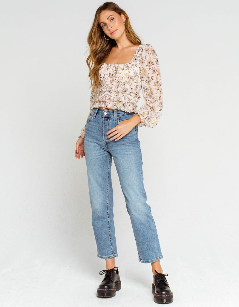 FREE PEOPLE Printed Lolita Womens Top image number 3