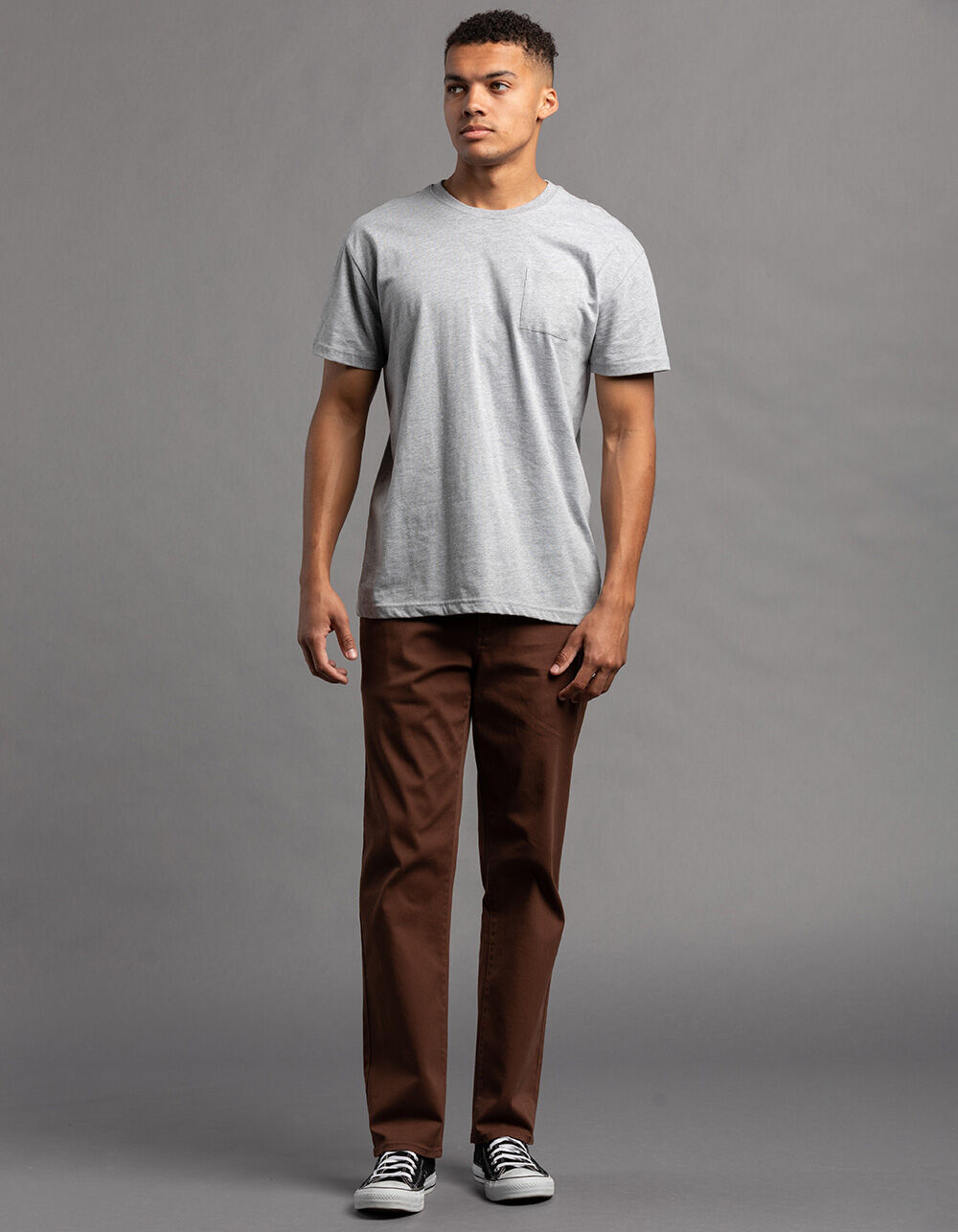 パンツ Ribbon check mini pants color brown ANDMARY】Ribbon check mini pants