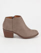 SODA Short Taupe Girls Booties image number 2