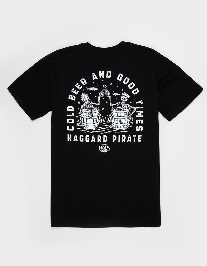 HAGGARD PIRATE x 805 Cold Beer Mens Tee image number 0