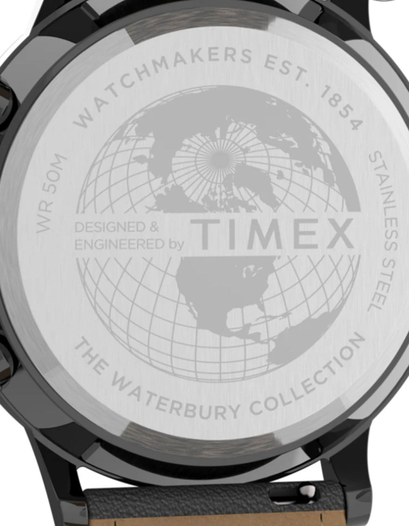 TIMEX Waterbury Classic Chronograph Gray & Orange Watch image number 3