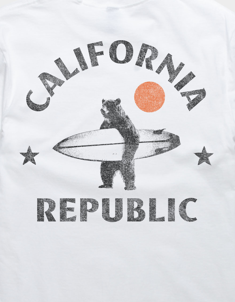 CALIFORNIA Surf Bear Unisex Tee image number 2