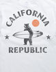 CALIFORNIA Surf Bear Unisex Tee image number 3