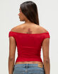 TILLYS Womens Off The Shoulder Butter Soft Top image number 4