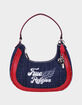 TRUE RELIGION Wing Motif Denim Hobo Bag image number 1