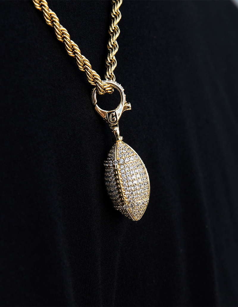 GLD Football Clip On Pendant image number 2
