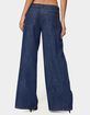 EDIKTED Jimena Low Rise Wide Leg Jeans image number 3