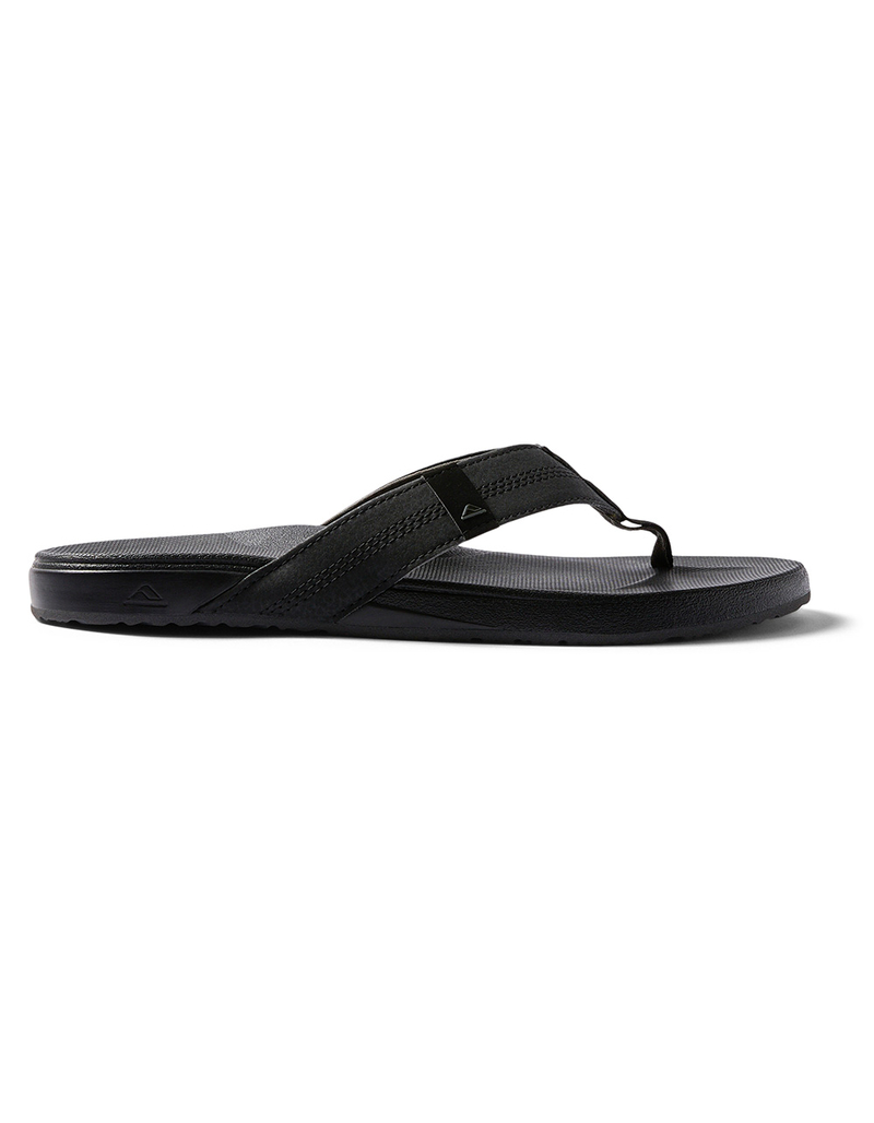 REEF Cushion Phantom Black Mens Flip Flops image number 3